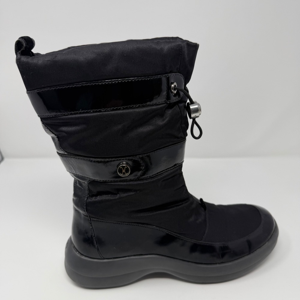 Cole Haan Single RIGHT Boot 8.0B Black Quilted Patent Snow Winter Replace D18525
